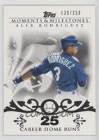 Alex Rodriguez (2007 - 500 Career Home Runs (518 Total)) [Noted] #/150