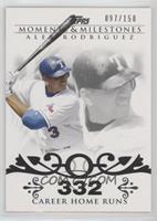 Alex Rodriguez (2007 - 500 Career Home Runs (518 Total)) #/150