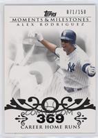 Alex Rodriguez (2007 - 500 Career Home Runs (518 Total)) #/150