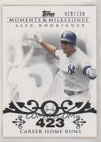 Alex Rodriguez (2007 - 500 Career Home Runs (518 Total)) #/150