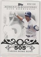 Alex Rodriguez (2007 - 500 Career Home Runs (518 Total)) #/150