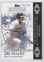 Nick Swisher (2007 MLB Superstar - 100 Walks) #/150