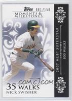 Nick Swisher (2007 MLB Superstar - 100 Walks) #/150