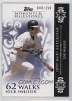 Nick Swisher (2007 MLB Superstar - 100 Walks) #/150