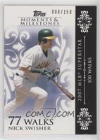 Nick Swisher (2007 MLB Superstar - 100 Walks) #/150