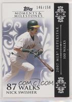 Nick Swisher (2007 MLB Superstar - 100 Walks) [EX to NM] #/150