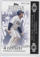 Adrian Gonzalez (2007 MLB Superstar - 46 Doubles) #/150