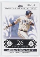 Adrian Gonzalez (2007 MLB Superstar - 100 RBIs) #/150