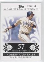 Adrian Gonzalez (2007 MLB Superstar - 100 RBIs) #/150