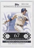 Adrian Gonzalez (2007 MLB Superstar - 100 RBIs) #/150