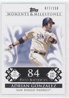 Adrian Gonzalez (2007 MLB Superstar - 100 RBIs) #/150