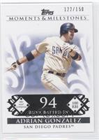 Adrian Gonzalez (2007 MLB Superstar - 100 RBIs) #/150