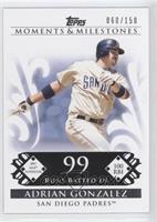 Adrian Gonzalez (2007 MLB Superstar - 100 RBIs) #/150