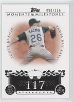 Scott Kazmir (2007 MLB Superstar - 239 Strikeouts) #/150