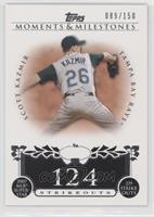 Scott Kazmir (2007 MLB Superstar - 239 Strikeouts) #/150