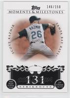 Scott Kazmir (2007 MLB Superstar - 239 Strikeouts) #/150