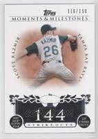 Scott Kazmir (2007 MLB Superstar - 239 Strikeouts) #/150