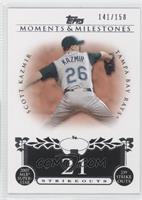 Scott Kazmir (2007 MLB Superstar - 239 Strikeouts) #/150