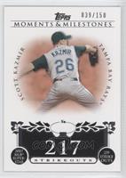Scott Kazmir (2007 MLB Superstar - 239 Strikeouts) #/150