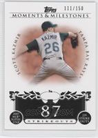 Scott Kazmir (2007 MLB Superstar - 239 Strikeouts) #/150