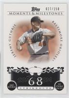 Jeremy Guthrie (2007 Rookie - 123 Strikeouts) [Noted] #/150