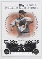 Jeremy Guthrie (2007 Rookie - 123 Strikeouts) #/150