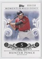 Hunter Pence (2007 Topps Rookie Cup - 17 HRs) #/150