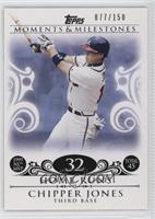 Chipper Jones (1999 NL MVP - 45 HRs) #/150