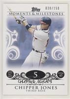 Chipper Jones (1999 NL MVP - 45 HRs) #/150