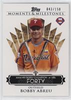 Bobby Abreu (2005 HR Derby Champion - 41 HRs) #/150