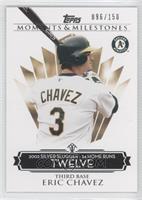 Eric Chavez (2002 Silver Slugger - 34 Home Runs) #/150