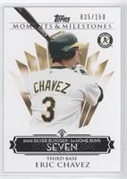 Eric Chavez (2002 Silver Slugger - 34 Home Runs) #/150