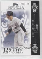 Matt Holliday (2007 All-Star - 216 Hits) #/150