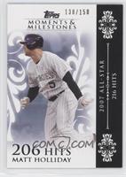 Matt Holliday (2007 All-Star - 216 Hits) #/150