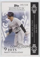 Matt Holliday (2007 All-Star - 216 Hits) #/150