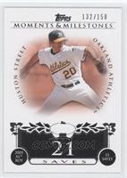 Huston Street (2005 AL ROY - 23 Saves) #/150