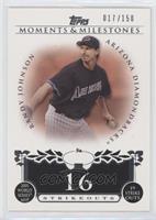 Randy Johnson (2001 World Series MVP - 19 Strikeouts) #/150