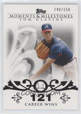 2008 Topps Moments & Milestones - [Base] #137-121 - Tom Glavine (2007 - 300 Career Wins (303 Total)) /150