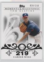 Tom Glavine (2007 - 300 Career Wins (303 Total)) #/150