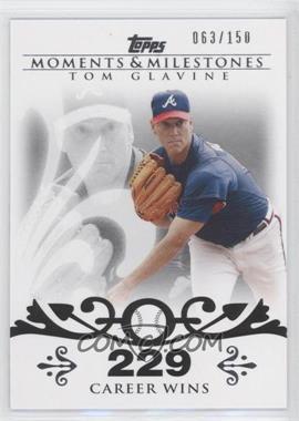 2008 Topps Moments & Milestones - [Base] #137-229 - Tom Glavine (2007 - 300 Career Wins (303 Total)) /150