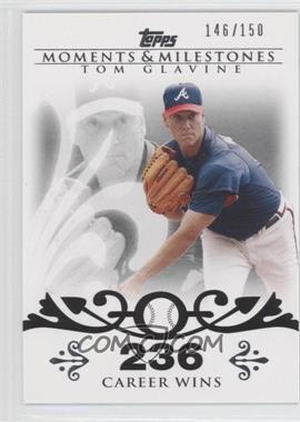 2008 Topps Moments & Milestones - [Base] #137-236 - Tom Glavine (2007 - 300 Career Wins (303 Total)) /150