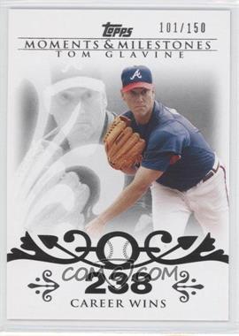2008 Topps Moments & Milestones - [Base] #137-238 - Tom Glavine (2007 - 300 Career Wins (303 Total)) /150