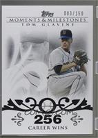 Tom Glavine (2007 - 300 Career Wins (303 Total)) [Noted] #/150