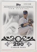 Tom Glavine (2007 - 300 Career Wins (303 Total)) [EX to NM] #/150