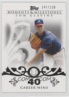 Tom Glavine (2007 - 300 Career Wins (303 Total)) #/150