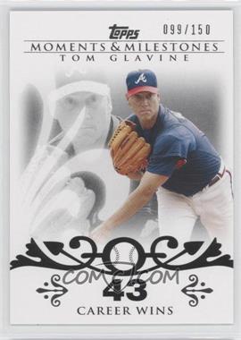 2008 Topps Moments & Milestones - [Base] #137-43 - Tom Glavine (2007 - 300 Career Wins (303 Total)) /150