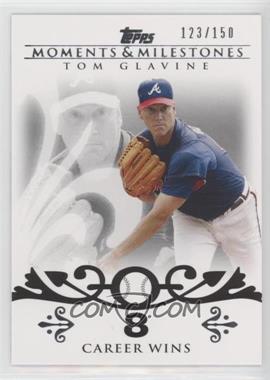 2008 Topps Moments & Milestones - [Base] #137-8 - Tom Glavine (2007 - 300 Career Wins (303 Total)) /150