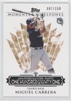 Miguel Cabrera (2006 Silver Slugger - 195 Hits) #/150