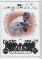 Pedro Martinez (1999 AL Cy Young - 313 Ks) #/150