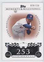 Pedro Martinez (1999 AL Cy Young - 313 Ks) #/150